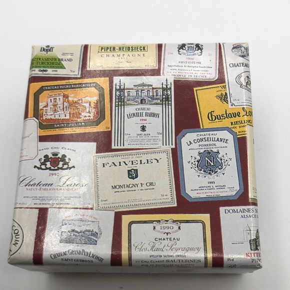 Magnificent Mouchoirs Cufflinks Chateau 1985 Unisex - Picture 9 of 13